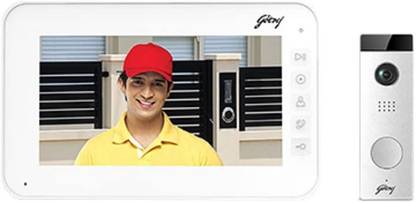 Godrej Security Solutions See thru VDP RE7 Lite White Video Door Phone Security Camera