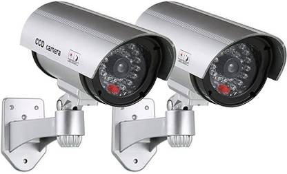 nunki trend 2 PCS duplicate Dummy CCTV Blinking LED Dummy Fake Wall Camera(multicolor) Security Camera