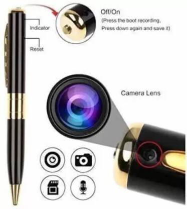 PERAMISYM WBA42_Spy Cameras Portable Mini Pen Video Audio Recorder HD Security Camera Spy Camera