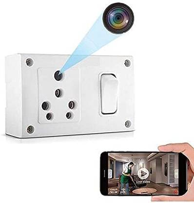 SrO 4K WiFi Switch Socket Full HD Audio Video Recording 24 Hours Watch Live spy 3.3 IP Camera Camera