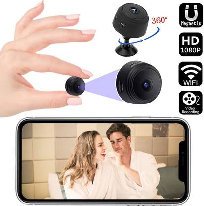 aoksmd 1080p Wifi Wireless Spy Hidden Live View Camera Built-in Battery Night Vision Security Camera