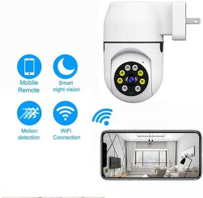 Inext 5MP Power Plug 5G WiFi IP Camera 360 Rotate Color Night Vision Wireless PTZ Security Camera