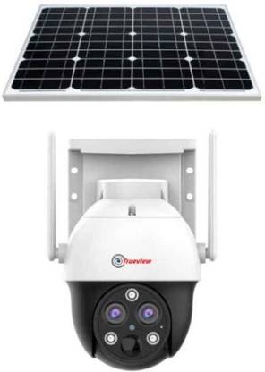 Trueview T18164 3MP Dual 3mm+8mm Lens 4G Solar Mini Pan-Tilt IR 30Mtr Night Vision Security Camera
