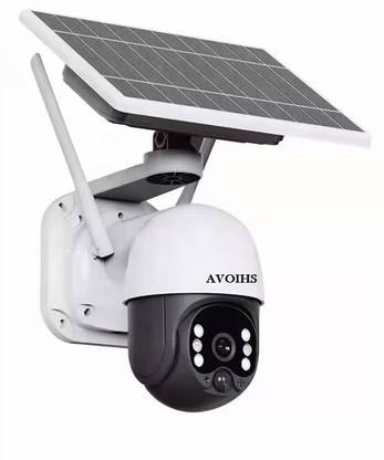 AVOIHS CCTV Smart 4G Sim Solar Powered 360° Camera Solar Panel Night Vision 2Way Audio Security Camera