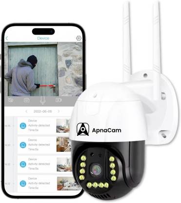 ApnaCam 3Mp 4G Sim PTZ Outdoor Camera Motion Detection Waterproof Night Vision Sd Card Security Camera