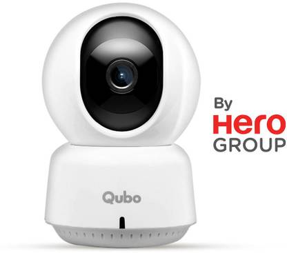 Qubo Smart Cam 360 by HERO GROUP 1080p Full HD WiFi CCTV with Intruder Alarm System Security Camera