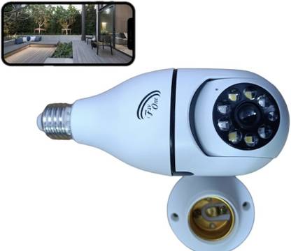 favone 1080 Full hd WiFi ptz Bulb Camera with Smart Human Motion Tracking Bulb Security Camera