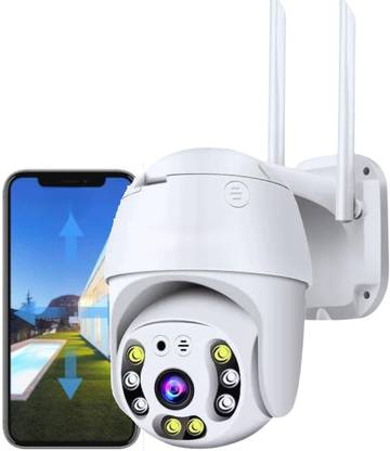 PANORAMIC Full HD Dome Camera 1080P Wi-Fi IP66 Pan Tilt Surveillance Camera, Two Way Audio Security Camera