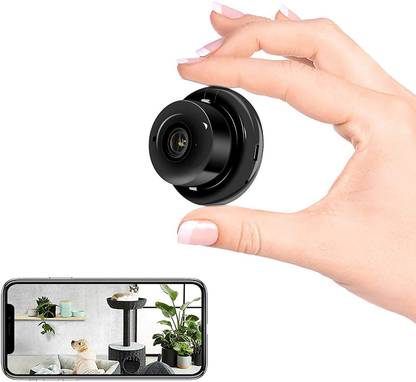 CTRZQ 1080P Smart Camera- Security Camera with Audio and Video-WiFi Nanny Camera with Night Vision, Smart Motion Detection for Home Office Spy Camera