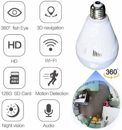 Bzrqx Hidden Camera Wireless HD 1080P Wifi Night Vision Infrared Security Camera