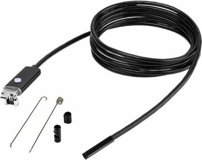 MatLogix 5.5mm Lens Size, 2 Meter Wire Endoscope Inspection Camera with C-Type Connector Security Camera