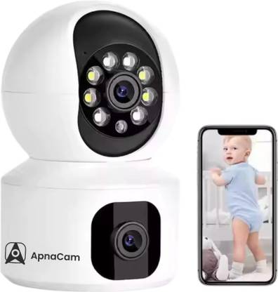 ApnaCam V380 Pro Smart CP Camera 1080P HD Dual lens Wireless AI Tracking Night Vision Security Camera