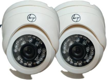 PERIT By L&T CCTV Security Camera for Home & Office ; ( Set of 2) High Resolution Security Camera
