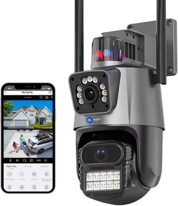 Maizic Smarthome Supercam TwinView 5+5MP FHD Dual Lens Wi-Fi Outdoor CCTV Security Camera
