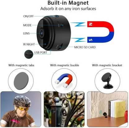 PAROXYSM Mini Wifi Full HD |Spy Hidden Wireless CCTV IP Camera For Home Security Security Camera