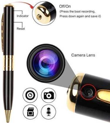 SATTOBISION Spy Pen 32GB Supportable Mini Hidden Camera with Photo & Audio/Video Recorder Spy Camera