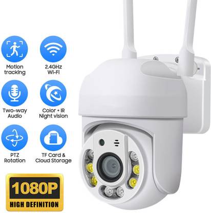 PERAMISYM PTZ WiFi Wireless Outdoor Waterproof Camera CCTV Security FULL HD IP Camera Security Camera