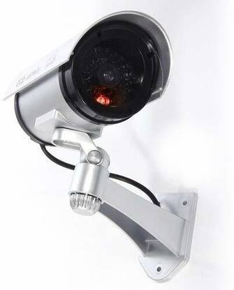Homevilla Realistic Looking Dummy Security CCTV Fake Bullet With Flashing LED Light Security Camera