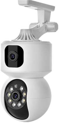 VIGILMATE 5 MP Dual Lens/Screen HD 1080p AI Human Detect.Wifi, Bullet+PTZ Camera Security Camera