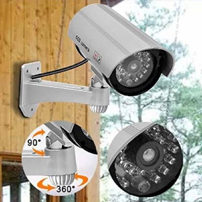 nunki trend Dummy dublicate Security CCTV Camera Waterproof Flashing LED Light(multicolor) Security Camera