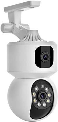favone dual camera 3mp Full hd WiFi ptz Bulb Camera with Smart Human Motion Tracking Security Camera