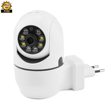 Bzrqx 1080P Wireless WiFi PTZ Dome PTZ Plug WiFi Smart Motion Detection Two Way Audio Security Camera
