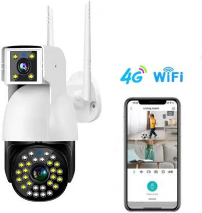 OneXsale 1080p 4G Dual Lens Camera 36 IRs, Live View, 2-Way Audio, Motion Detection, IP66 Security Camera