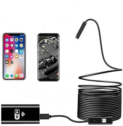 MatLogix WiFi Endoscope Camera with 8 LEDs - HD 1200P (5 meters) Security Camera