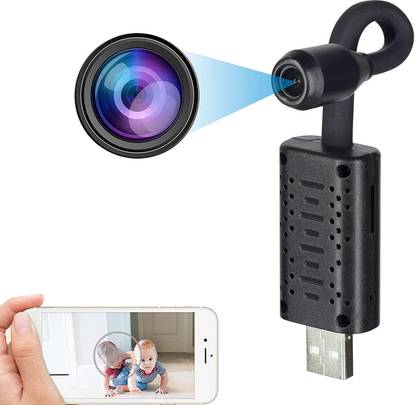 SIOVS Small Spy Camera Wireless Hidden WiFi,Rettru U21 Portable Mini IP Camera Nanny Spy Camera