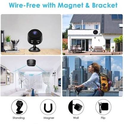 SIFATECH Mini Wifi Full HD Spy Hidden Wireless CCTV IP Security Camera 32GB SD Card Security Camera