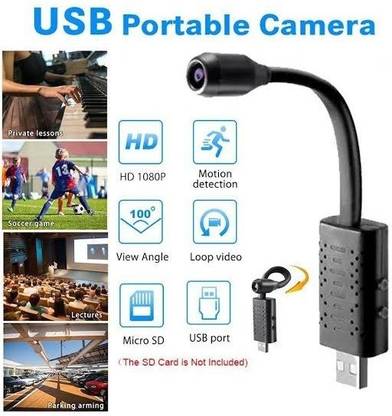 OSHSIZ Wifi USB Camera Real-time Surveillance IP Camera Spy Micro AI Human Detection Spy Camera