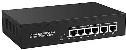 Consistent 4 Port POE Switch Security Camera
