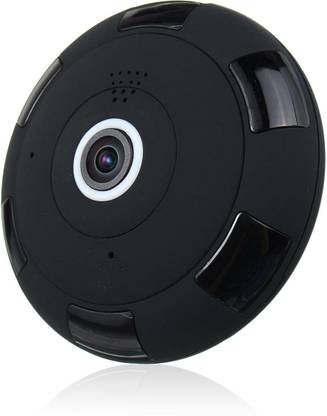 Lensor Fish Eye Black 1080P Full HD Beauty Round Wireless 360* Panoramic WiFi IP Camera Security Camera