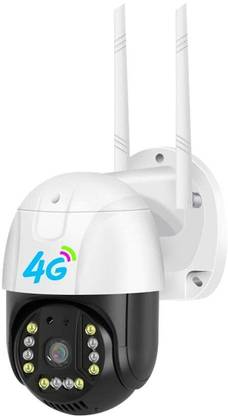 MANIA ELECTRO 4G 5MP PTZ Sim Camera with Live View Two Way Intercomm IP 66 Support SD/SIM Card Security Camera