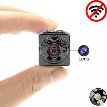 First Dot SQ8 Mini Spy Hidden Camera 720p HD for Voice / Video Recorder Without WIFI Security Camera