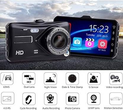 IC PLUS DUAL LENS VEHICLE BLACKBOX DVR Security Camera