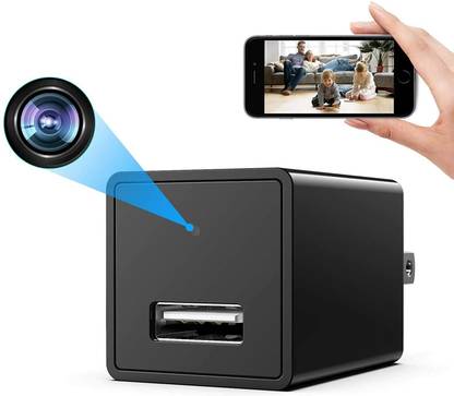 TECHNOVIEW 4K Full HD SPY WiFi Charger Camera Adapter Security Hidden Camera_SPI Charger Shocket for Home Spy Camera