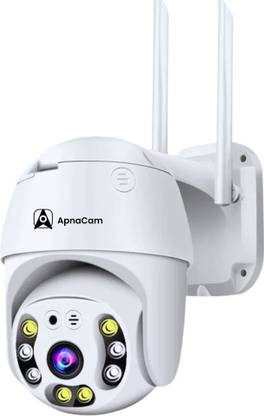 ApnaCam Smart PTZ 2-Way Audio Live View Wifi Color Night Vision 360°Alarm Waterproof Security Camera