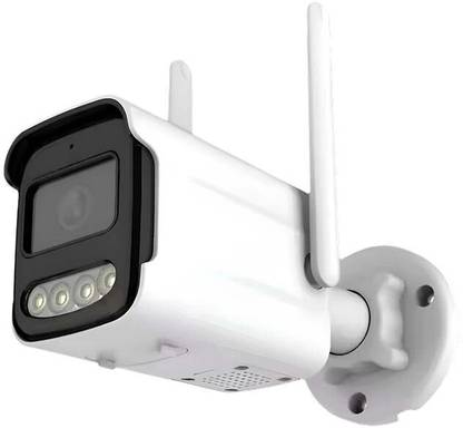 GiftNow 3MP FHD Wifi Bullet Camera Night Alarm Built-in Siren IP66 Waterproof Outdoor Security Camera