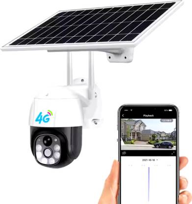 ApnaCam 5 MP FHD 4G Sim Solar CCTV Camera With 8x Zoom, Motion Tracking, PTZ Control Security Camera