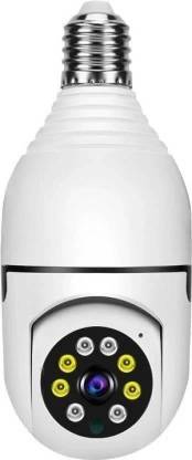 स्पाइसाइट IP Network Night Vision Spy 360 Degree Cctv Camera Wifi Ptz Camera Light Bulb सिक्योरिटी कैमरा