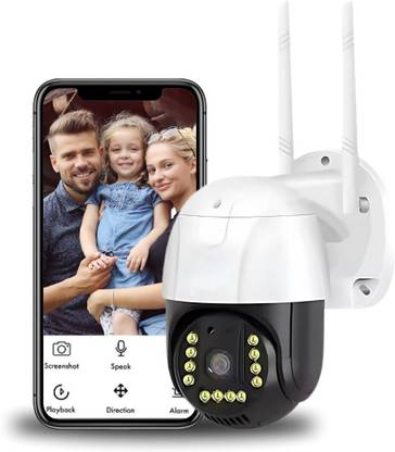OneXsale 4G Sim Support Live Monitoring, Two-Way Audio Color Night Vision, 360° Rotation Security Camera