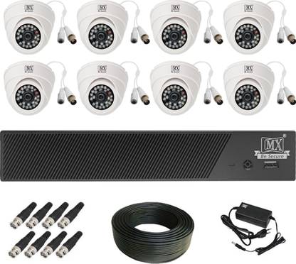 MX CCTV Camera Kit 8 Channel Analog System w/ Analog Camera DVR BNC DC pin - Set 1 Security Camera
