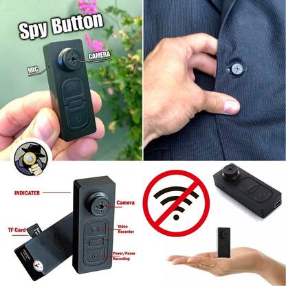 Point Zero Spy Camera Mini HD Audio and Video Recorder 720p Without WIFI Security Camera