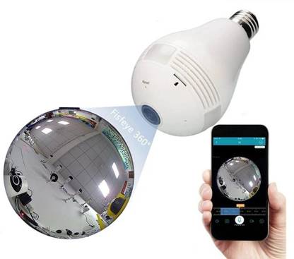 IBS 1.3MP WiFi IP Bluetooth Bulb Camera with Music Player,Multi Color Changing LED Light Security Camera