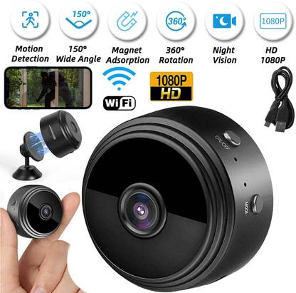 aoksmd Spy WiFi Hidden 1080p HD Video Recording Camera Night Vision long Battery Backup Security Camera