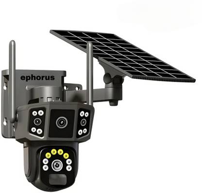 ephorus Solar panel battery inbuilt 360° waterproof IP66 motion detection 1080p cctv Security Camera