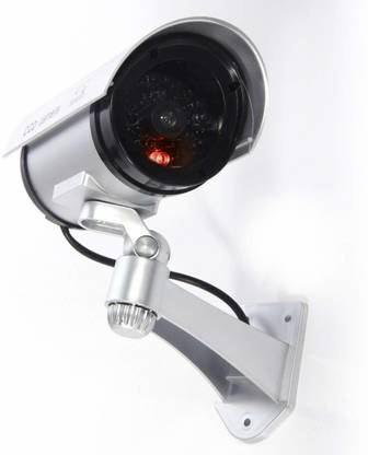 Shoppable Dummy Security CCTV Fake Bullet Camera With Flashing LED Light Indication Security Camera