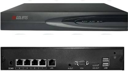GOLENS NVR Network Video Recorder (Inbuilt POE Switch) App Seetong Security Camera