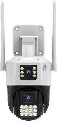 zuumstar 6753-B Smart 4G Linkage 2MP+2MP Pan-Tilt Zoom CCTV Camera, Outdoor Indoor, IP66 Security Camera